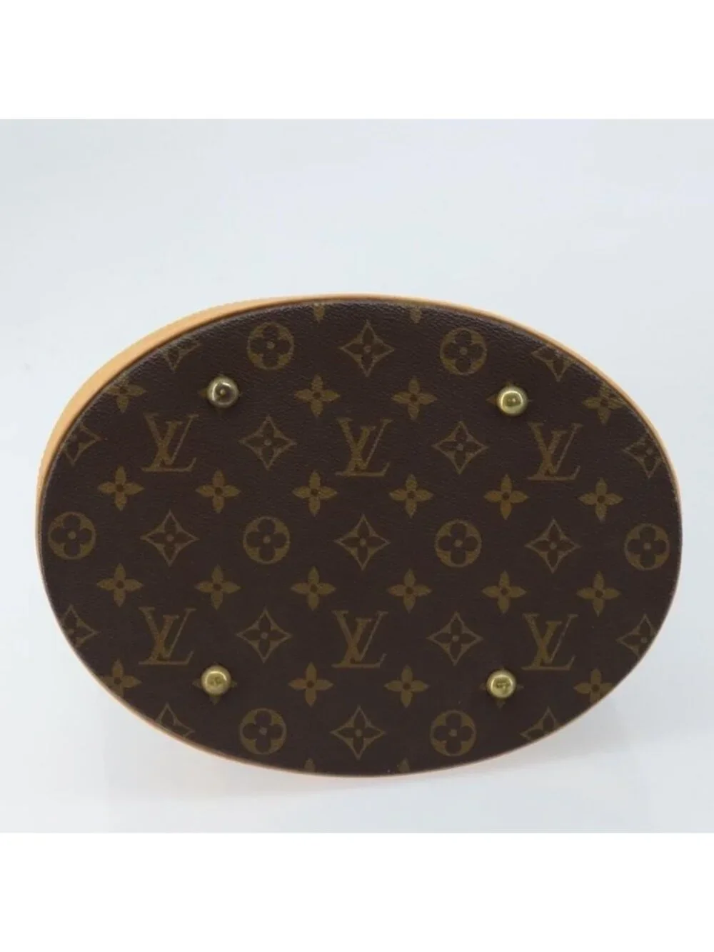 Authentic LOUIS VUITTON Monogram Bucket GM Shoulder Bag M42236 LV - Picture 12 of 16
